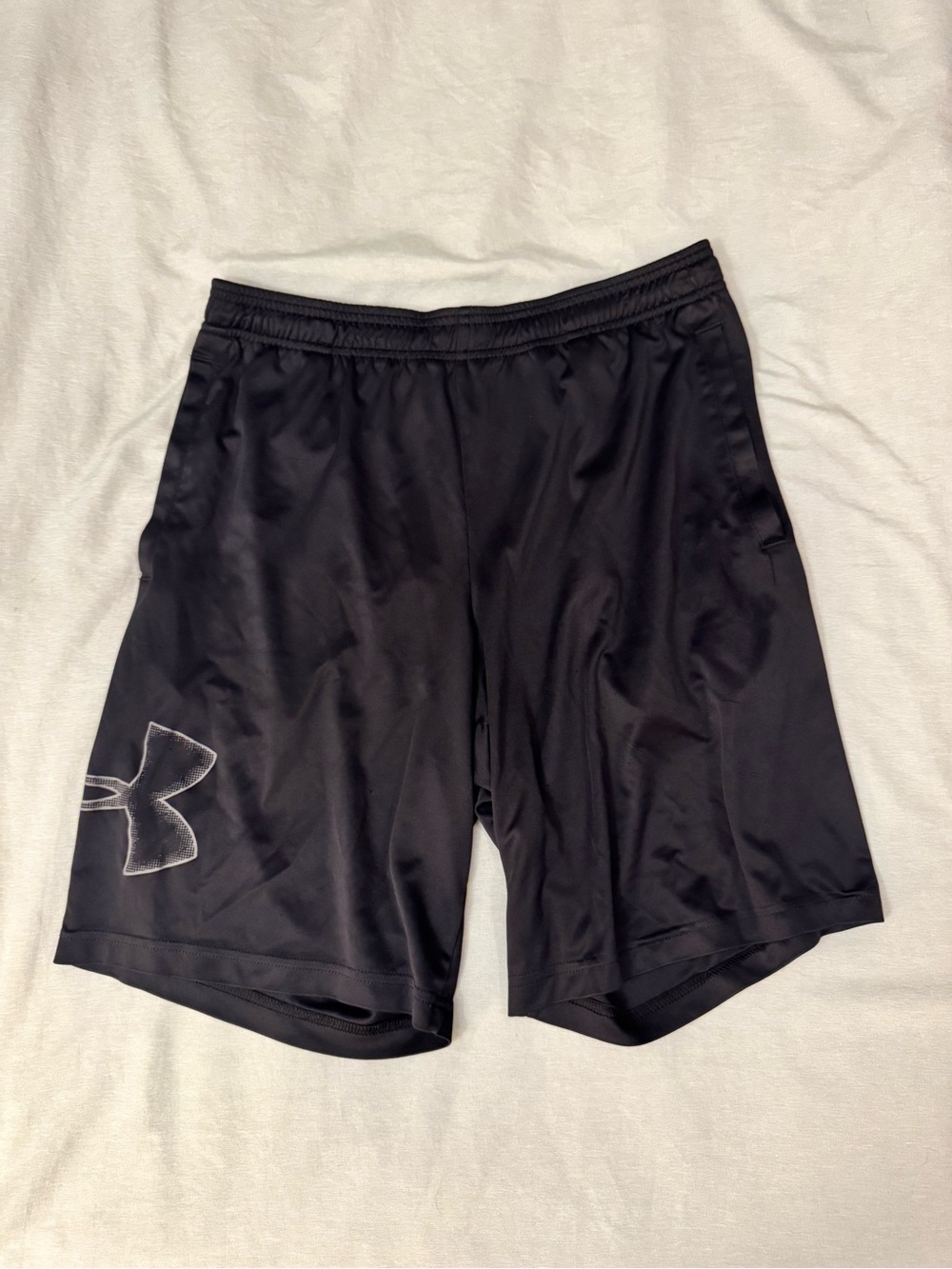 Under Armour Black Men's Performance Basketball Shorts with Logo
